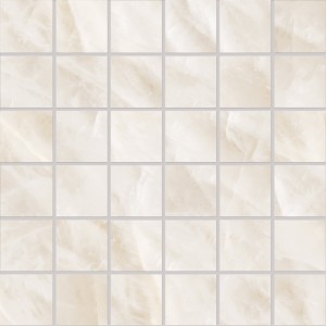 TELE DI MARMO CRYSTAL MOSAIQUE 5X5 VITRUM WHITE FULL RODEE 30X30 - EMILCERAMICA ENQK EMILCERAMICA - 1