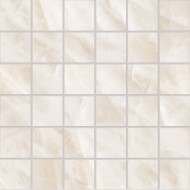 TELE DI MARMO CRYSTAL MOSAICO 5X5 VITRUM WHITE FULL LAPPATO 30X30 - EMILCERAMICA ENQK EMILCERAMICA - 1