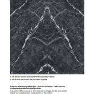 CAESAR BLACK A GLOSSY 160X320cm 12mm - SAIME CERAMICHE T616280 SAIME CERAMICHE - 1