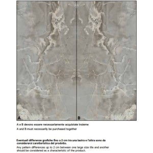 SHINE GRIGIO A BRILLANT 160X320cm 12mm - SAIME CERAMICHE T616239 SAIME CERAMICHE - 1