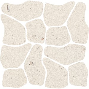 SUITE STONE MOSAIQUE  ALMOND NATUREL 30x30cm 6,5mm - La Faenza MK.SHELL6 30 LA FAENZA - 1