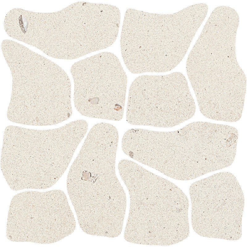 SUITE STONE MOSAIK  ALMOND NATURAL 30x30cm 6,5mm - La Faenza MK.SHELL6 30 LA FAENZA - 1