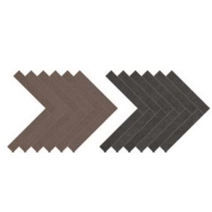TERRAPURA PURA MARRONE MOSAIQUE SPINA ITALIANA TOP LAPPED 25X60 - FMG L30656IT FMG IRIS - 1