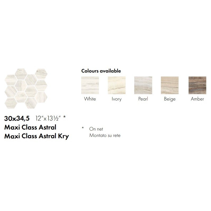 ASTRAL MAXI CLASS BEIGE 30X34,5 KRY - CERAMICA SANT AGOSTINO CSAMCABK34 CERAMICA SANT'AGOSTINO - 1