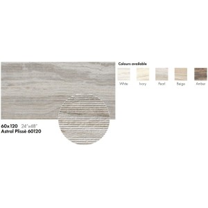 ASTRAL PLISSE  WHITE 60X120 - CERAMICA SANT AGOSTINO CSAASTWO12 CERAMICA SANT'AGOSTINO - 1