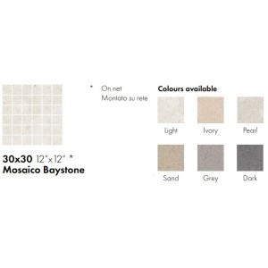 BAYSTONE MOSAICO DARK 30X30 - CERAMICA SANT AGOSTINO CSAMBYDA30 CERAMICA SANT'AGOSTINO - 1