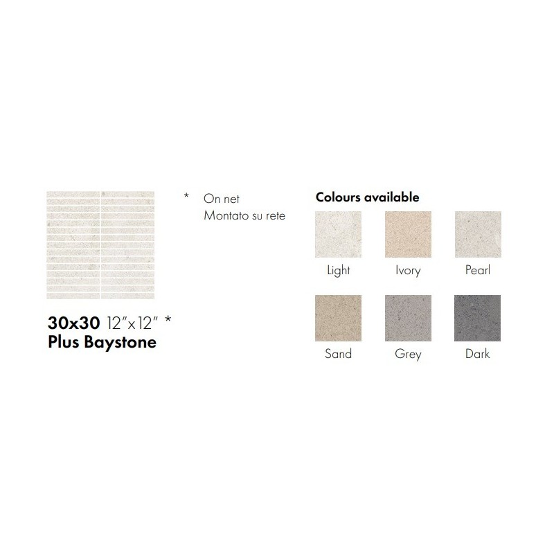 BAYSTONE PLUS DARK 30X30 - CERAMICA SANT AGOSTINO CSAPBYDA30 CERAMICA SANT'AGOSTINO - 1