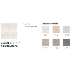 BAYSTONE PLUS SAND 30X30 - CERAMICA SANT AGOSTINO CSAPBYSA30 CERAMICA SANT'AGOSTINO - 1