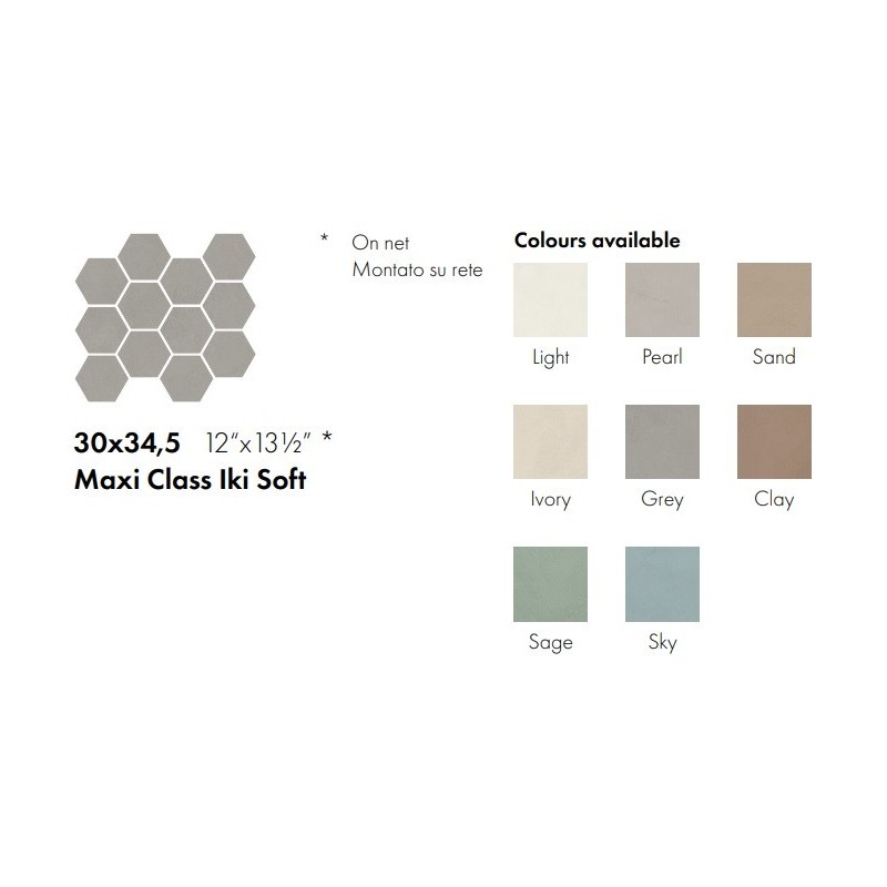 IKI MAXI CLASS LIGHT SOFT 30X34,5 - CERAMICA SANT AGOSTINO CSAMCILI34 CERAMICA SANT'AGOSTINO - 1