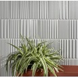 Wigwag Grey 7,5x15 glossy 3D wall tile