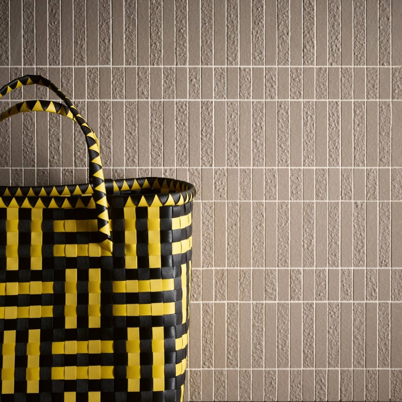 Nok Mosaik Rug Taupe 30x30