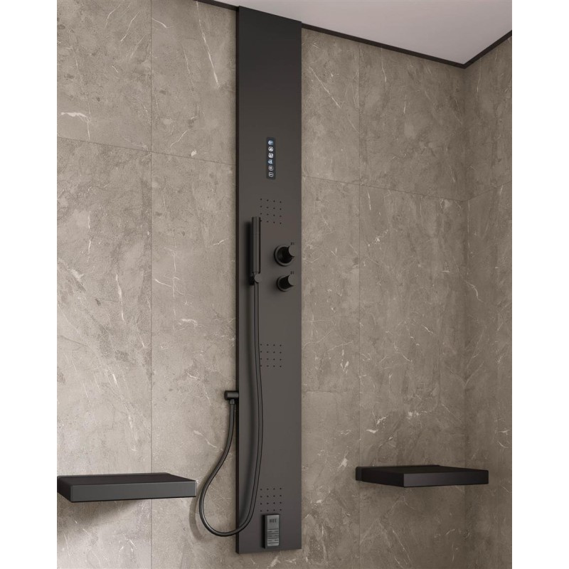 Colonna doccia G-Steam BASE L.24 x P.3,8 - H.190 cm Hafro - Geromin HAFRO-GEROMIN - 1