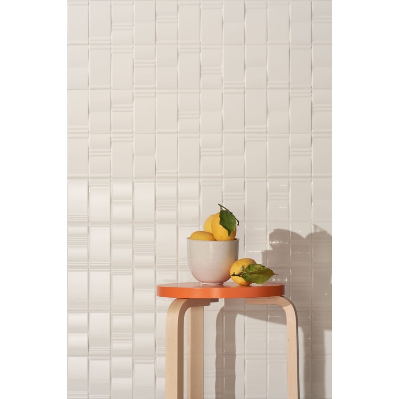 Mou Milk Glossy Mix 6.2x12.5 — 41ZERO42 glossy ceramic tile