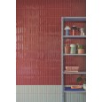 Kappa Bordeaux 5x20 glossy wall tile by 41zero42