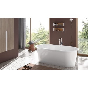 AVIGO bathtub 170 x 75 x 58 H Mineraltek White Hafro - Geromin HAFRO-GEROMIN - 1