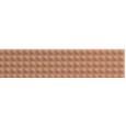 Biscuit Stud Terra 5x20cm matte wall tile by 41ZERO42