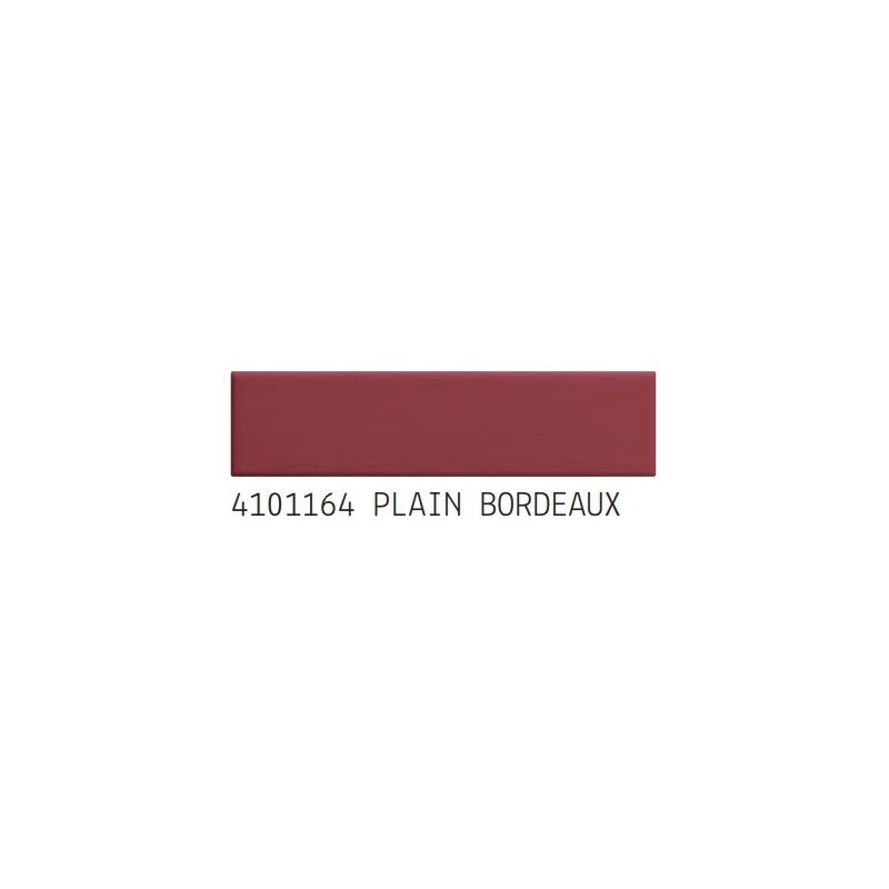 Biscuit Plain Bordeaux Fliesen 5x21cm, matt