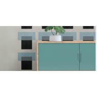 Futura T Blue 15x15 Wandfliese