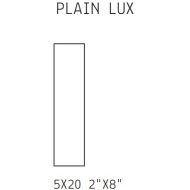 Italic Plain Lux Bianco 5x20 - 41ZERO42