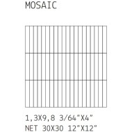 Italic Carrara Mosaik 30x30