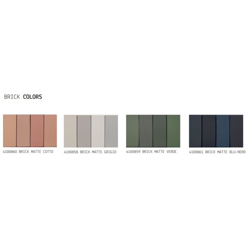 Cosmo Brick Blu-Nero Matte 6,5x15,5cm