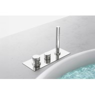 PRESTIGE A1 Mix three-hole faucet with shower hose - Hafro - Geromin HAFRO-GEROMIN - 1