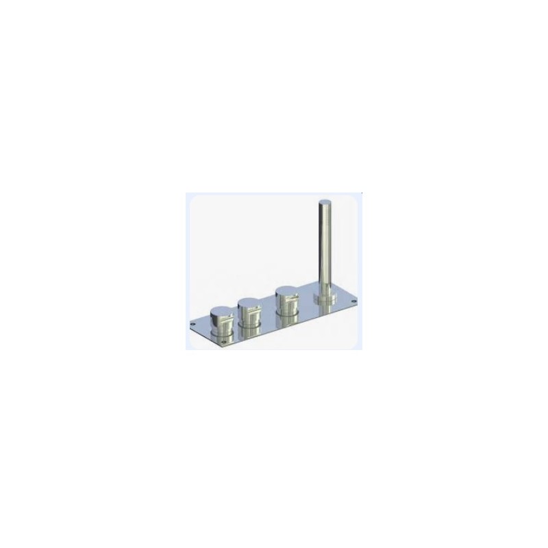 PRESTIGE A2 Mix four-hole faucet with shower hose - Hafro - Geromin HAFRO-GEROMIN - 1