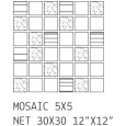Otto Mosaik Bianco 30x30