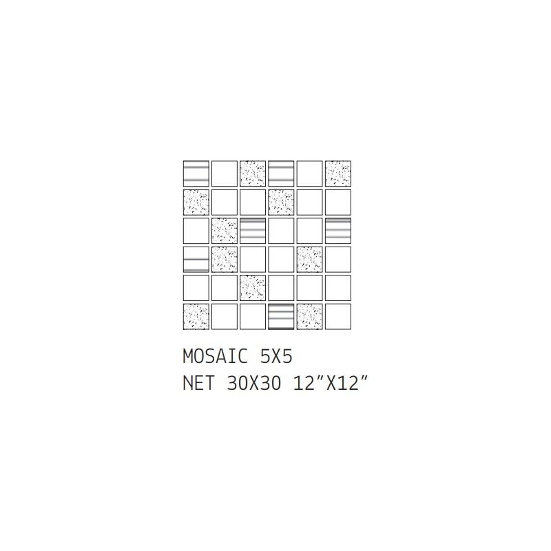Otto Mosaik Fango 30x30
