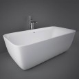 RAK Contour alpine white acrylic rectangular bathtub