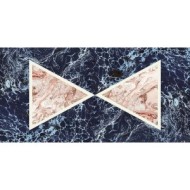 ARALDICA TRIANGOLI BLU Glossy 120x240 CEDIT