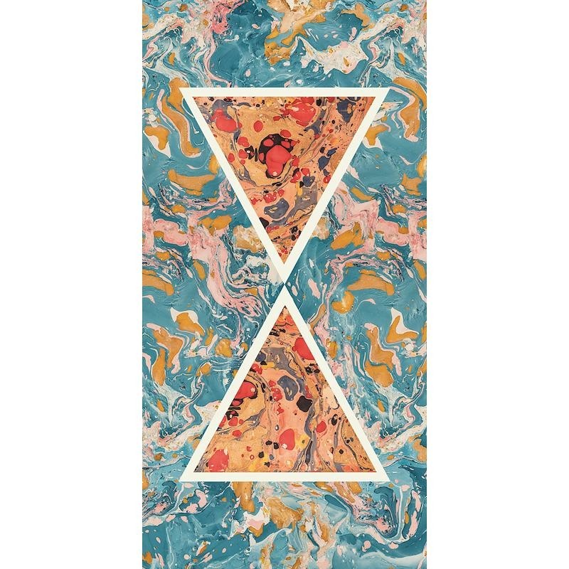 CEDIT Araldica Triangoli Azzurro 120x240 glossy