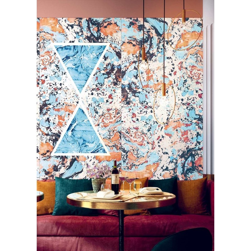 Araldica Triangoli Corallo Glossy 120x240 CEDIT