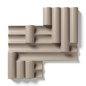 Rilievi 01 tortora 36x35