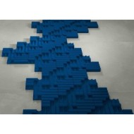 RILIEVI 01 OLTREMARE 36x35 CEDIT - formella 3D opaca