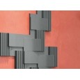 Rilievi 03 Tortora 36x36 CEDIT matt textured tile