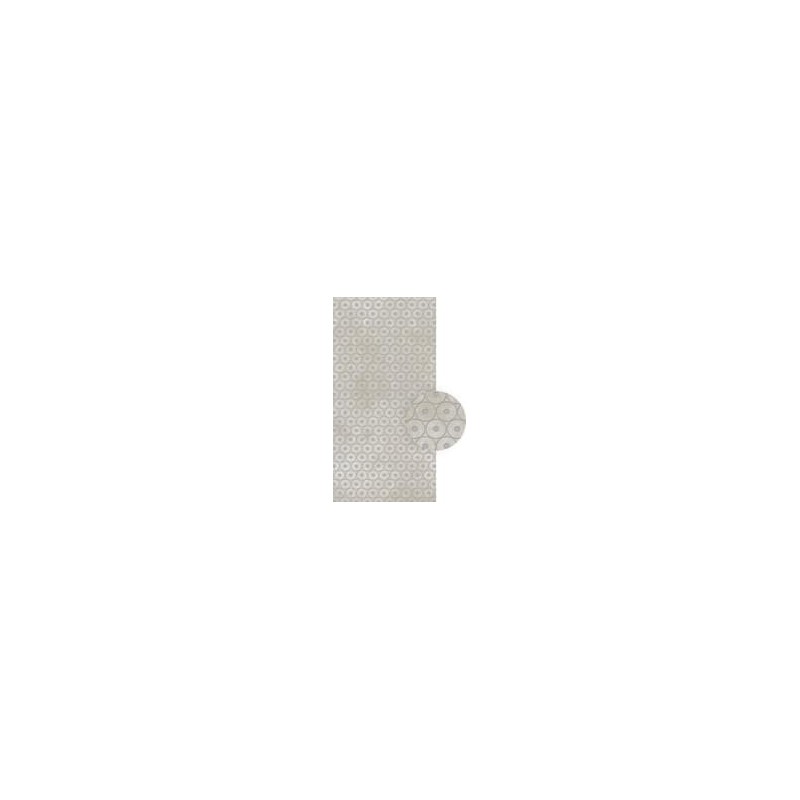 TESORI Decoro Anelli Bianco Argento 120x240 cm CEDIT