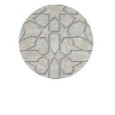 TESORI Decoro Monile bianco-argento 120x240 cm