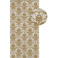 TESORI Decoro Broccato Bianco Oro 120x240 cm - CEDIT