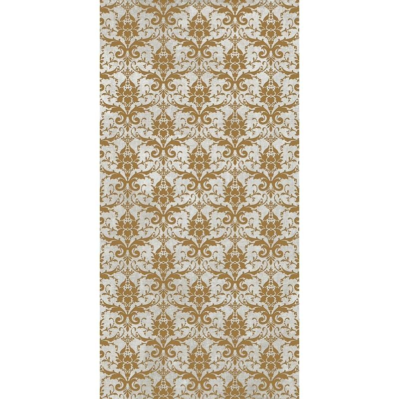 TESORI Decoro Broccato Grigio Oro 120x240 cm CEDIT
