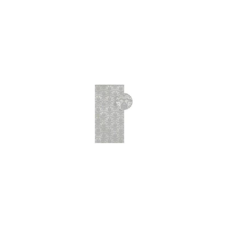 TESORI Decoro Broccato Grigio Argento 120x240 cm CEDIT