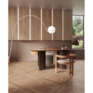 BRICCOLE INTARSIO MIELE 60x60 cm - effetto legno opaco