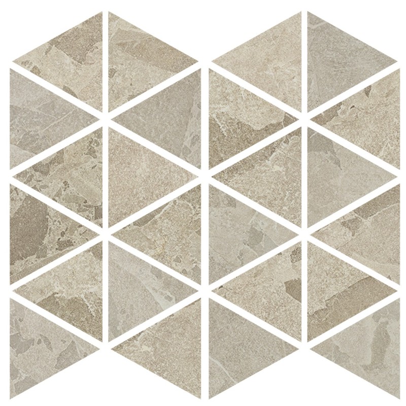 COSMO Mosaico Triangolo Comet Cream 26x30 cm - CERCOM
