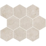 IN.CONTRO Mosaico Esagono Cream 32x28 cm - CERCOM