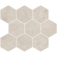 IN.CONTRO Mosaico Esagono Cream 32x28 cm - CERCOM