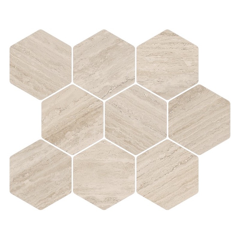 IN.CONTRO MOSAICO ESAGONO CREAM 32x28 - CERCOM