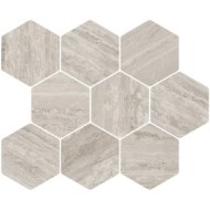 IN.CONTRO Esagono Grey ceramic mosaic 32x28 cm