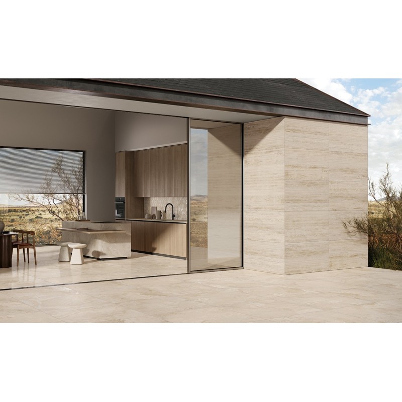 IN.CONTRO Travertin-Creme Fliese