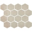 RESIDENCE hexagon cream mosaic 25x30 cm - CERCOM