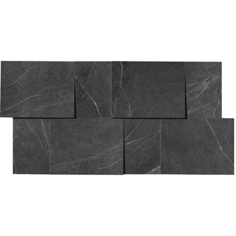 SOAP STONE MOSAICO 3D SOAP BLACK 30x60 - CERCOM